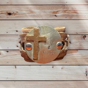 Grit & Grace leather bracelet